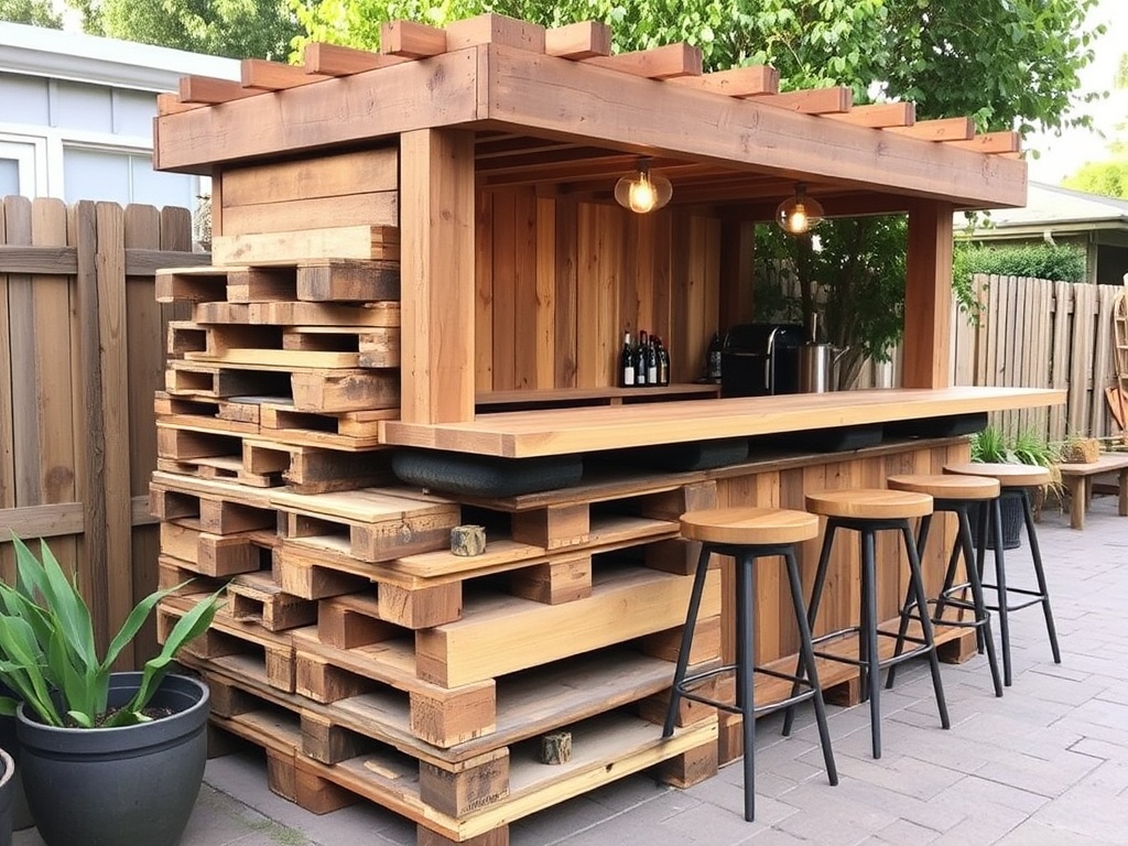 outdoor bar building materials