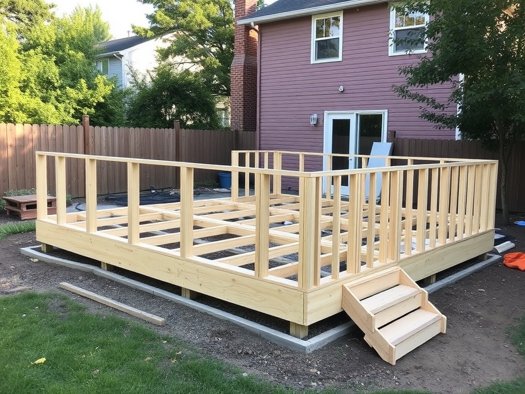 deck framing structure
