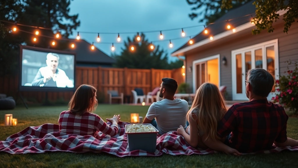 How to Create the Ultimate Backyard Movie Night Setup