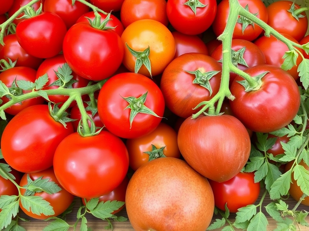 different tomato varieties