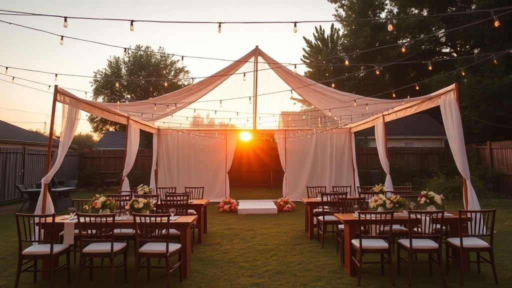 How to Plan a Backyard Wedding on a Budget