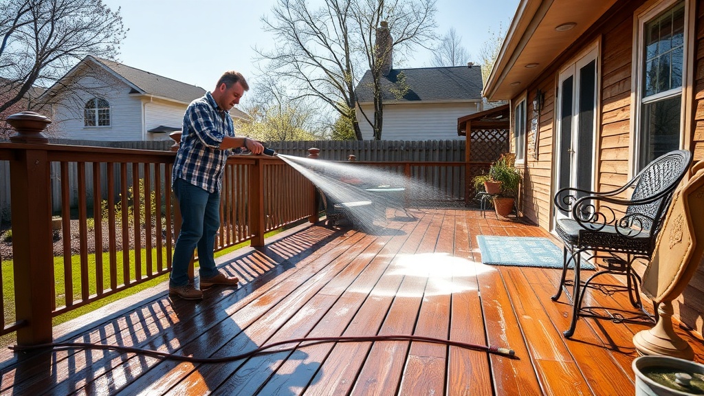 How to Pressure Wash Your Deck the Right Way