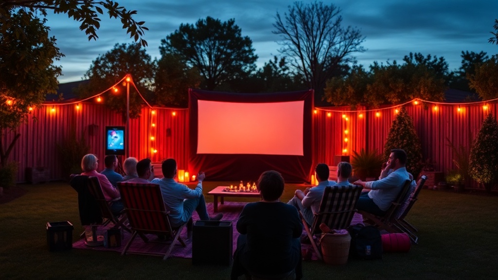 How to Set Up a Backyard Movie Night