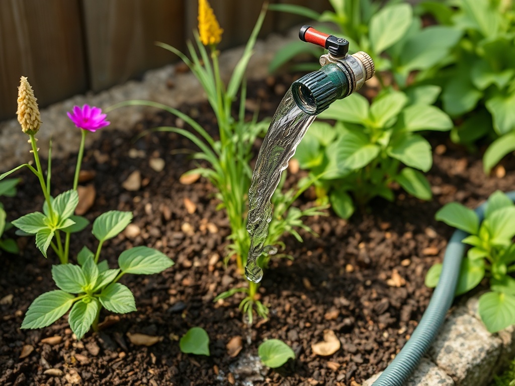 rain barrel overflow hose