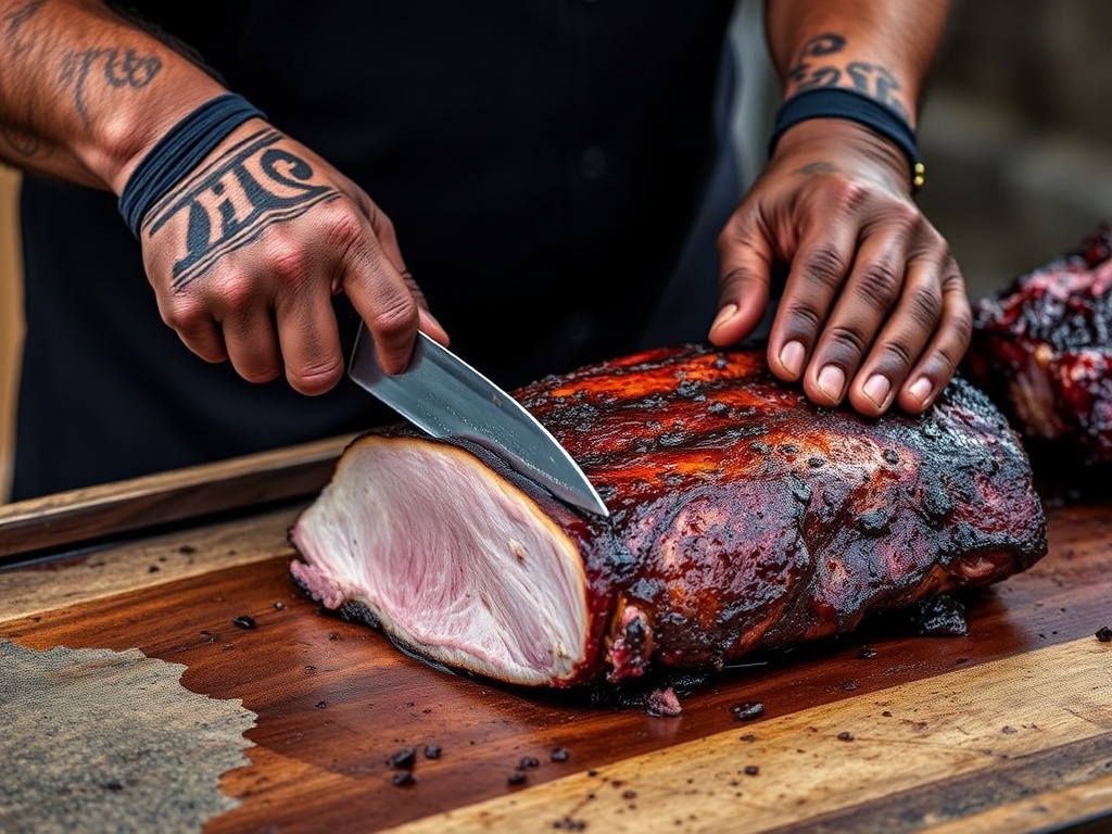 trimming brisket fat