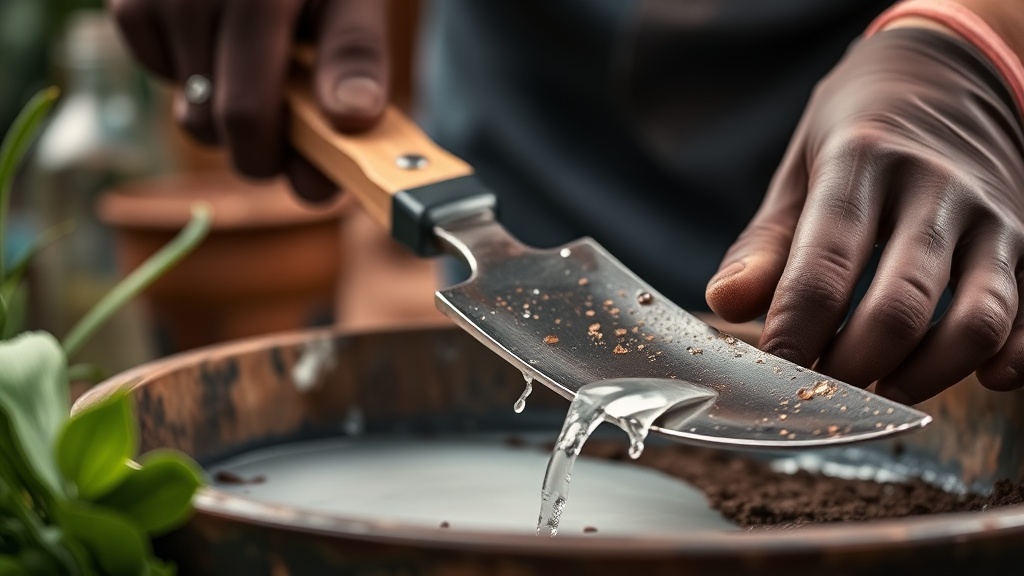 Keep Your Garden Tools Sharp with a Simple Vinegar Soak