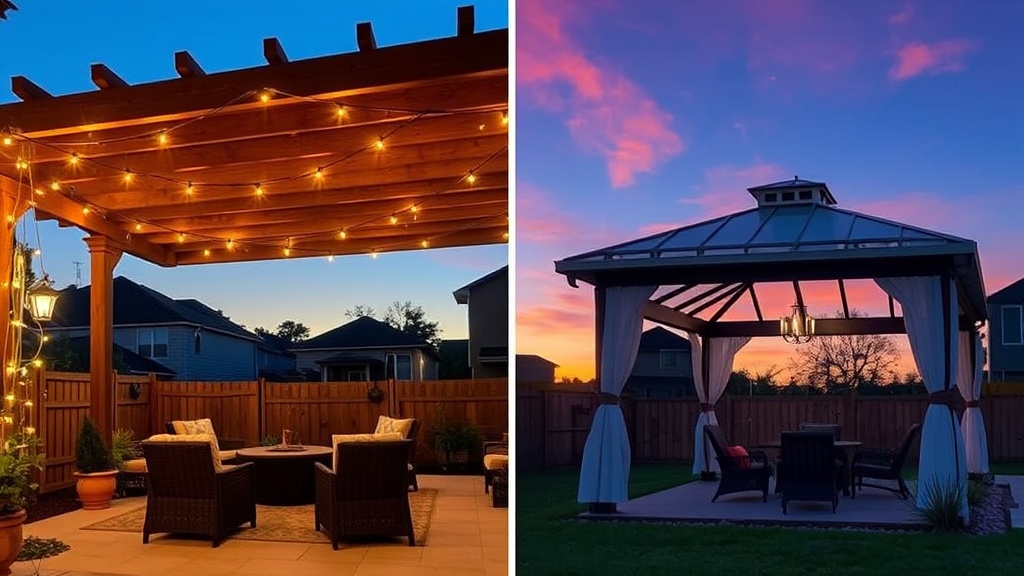 Pergola vs Gazebo: Which One Is Better for Your Backyard?