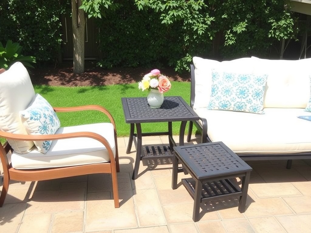 cleaning patio furniture