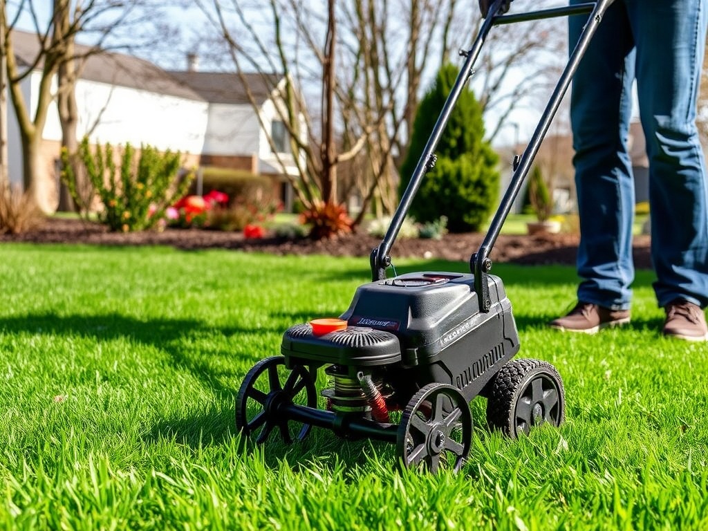 spring lawn aeration