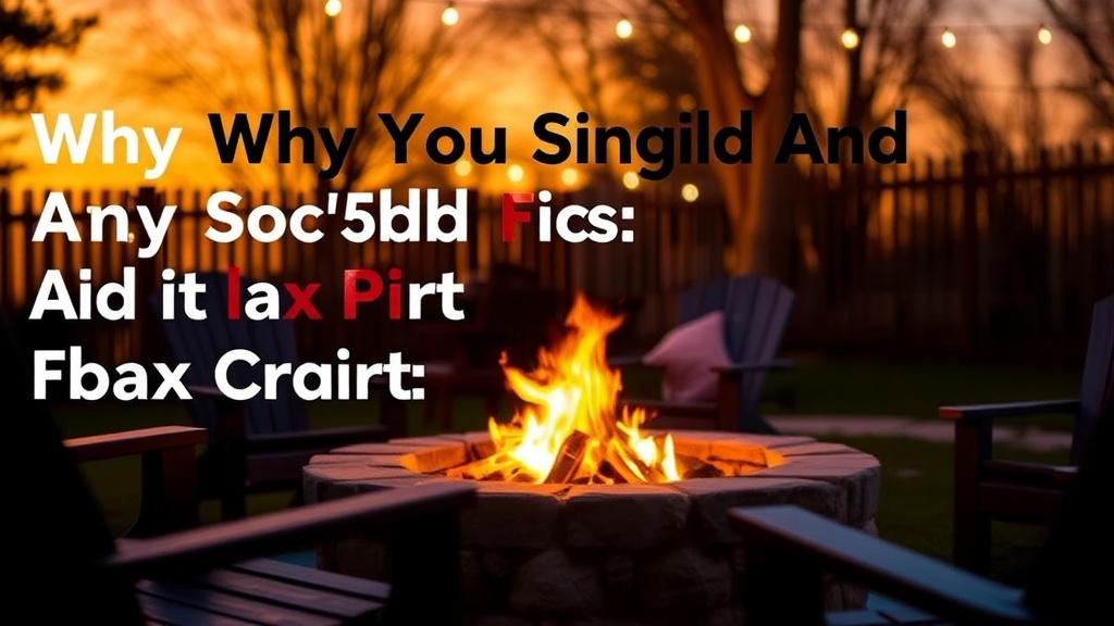 Why You Should Add a Fire Pit to Your Backyard