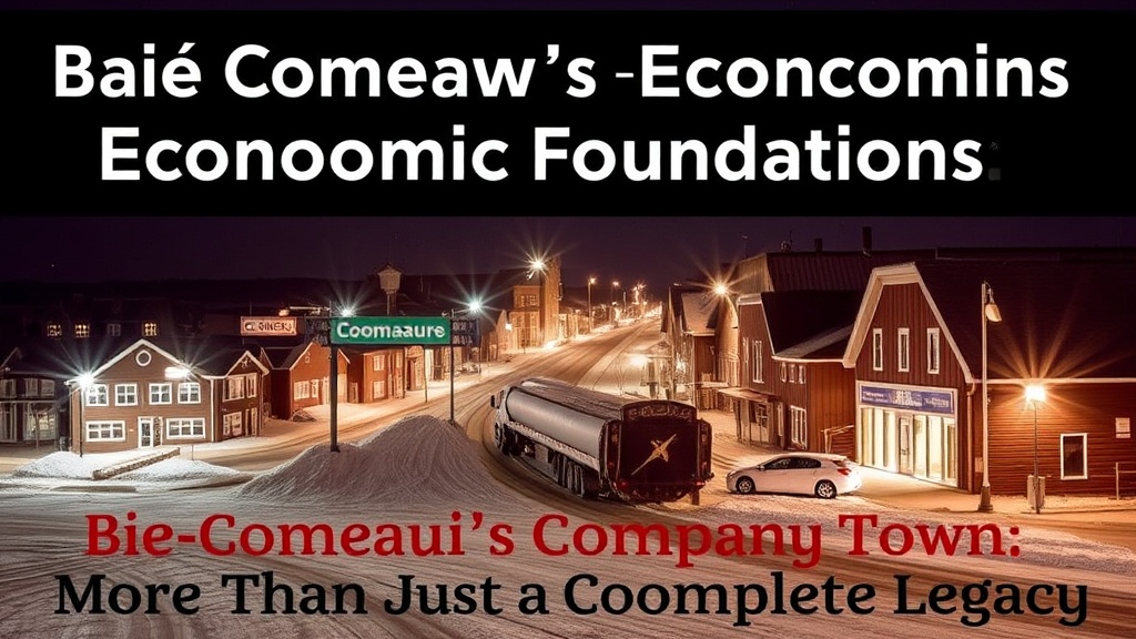 Baie-Comeau's Economic Foundations: More Than Just a Company Town's Legacy
