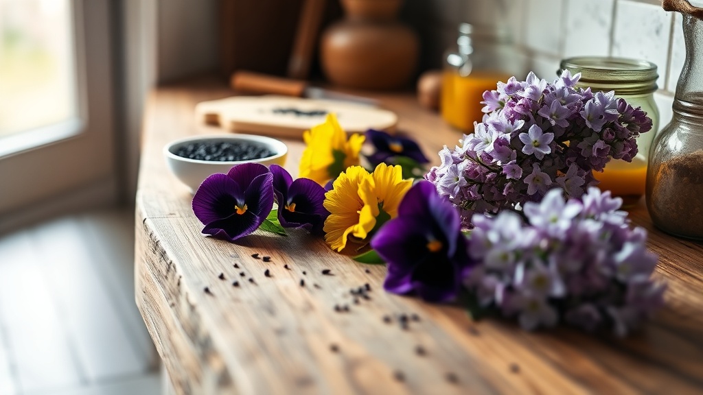 The Spring Flower Market Made Me Want to Bake: Edible Flowers as a Starting Point