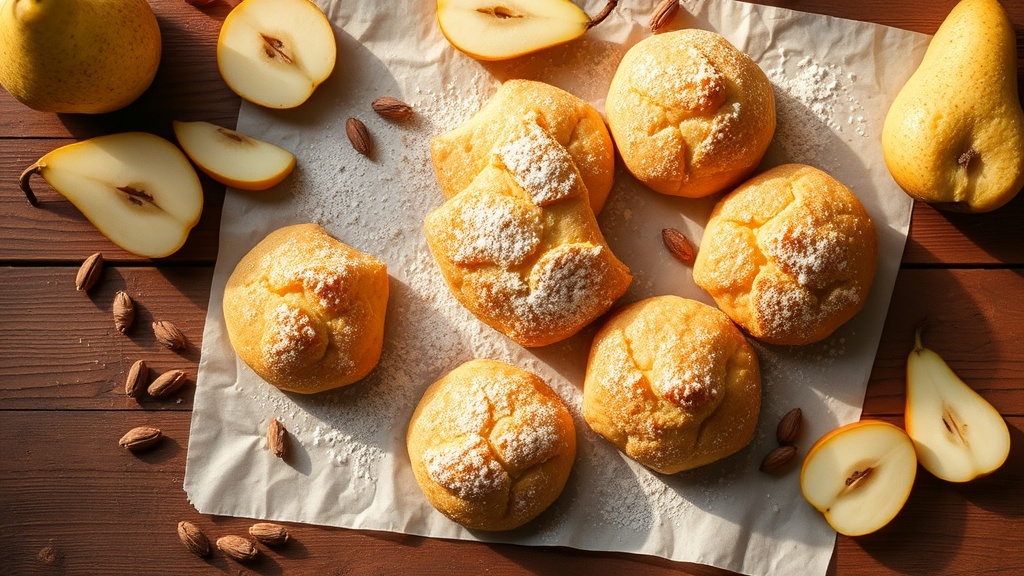 Cardamom Pear Financiers — The Bridge Between Winter and Spring