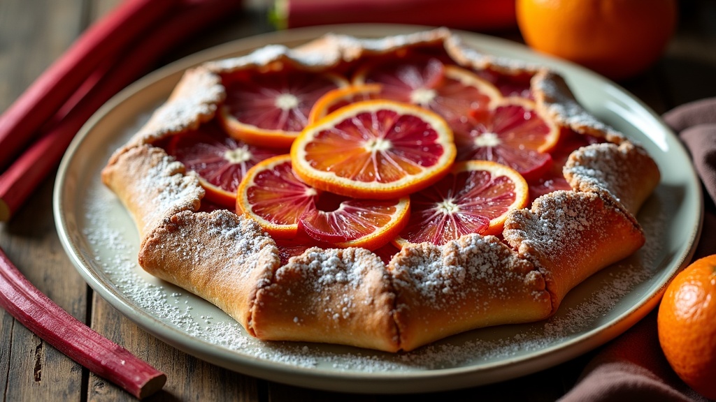 Rhubarb Meets Blood Orange: The Galette That Bridges Winter and Spring