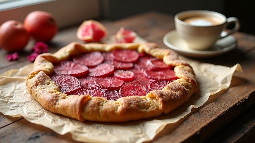 The Rhubarb Galette That Knows It's Almost Spring