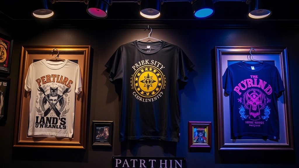 Choosing the Right Frames for Your Band Tee Displays
