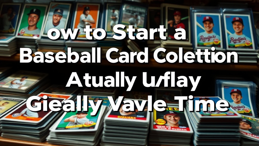 How to Start a Baseball Card Collection That Actually Gains Value Over Time