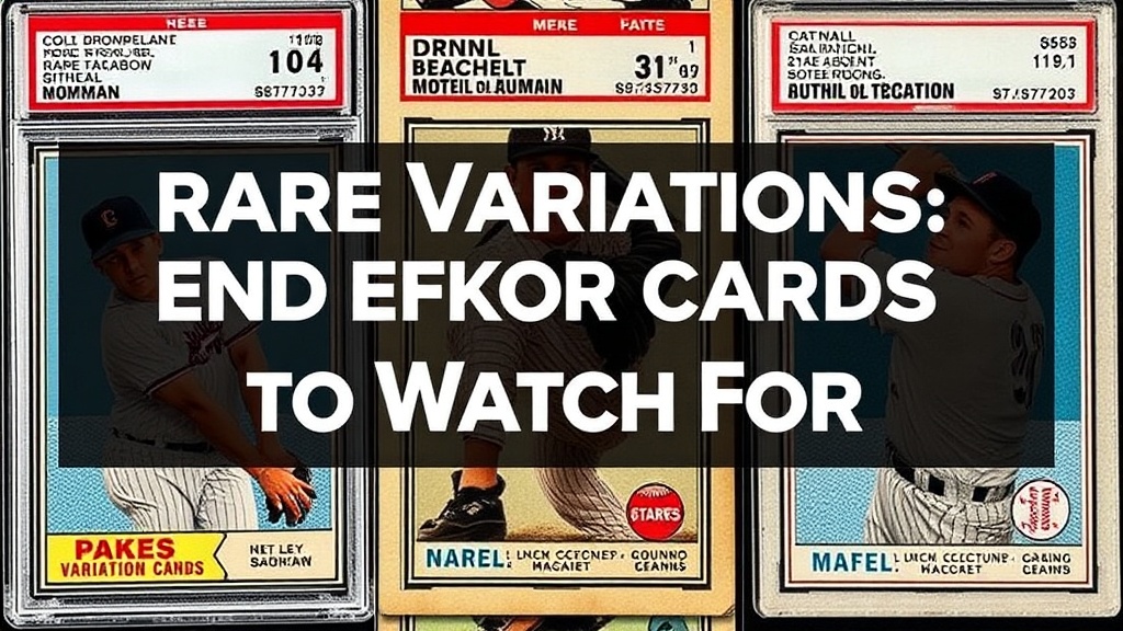 Rare Variations and Error Cards to Watch For