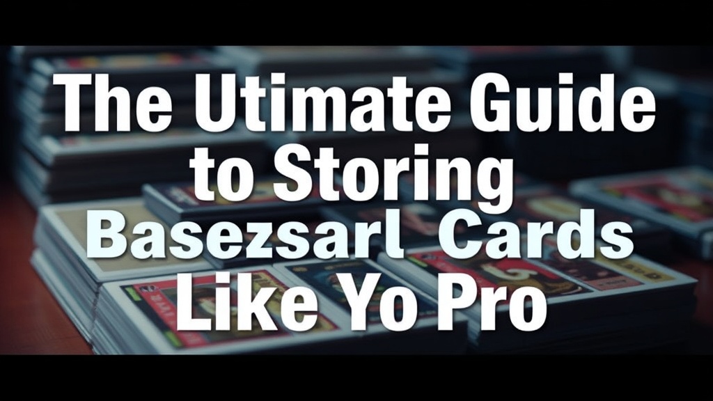 The Ultimate Guide to Storing Baseball Cards Like a Pro