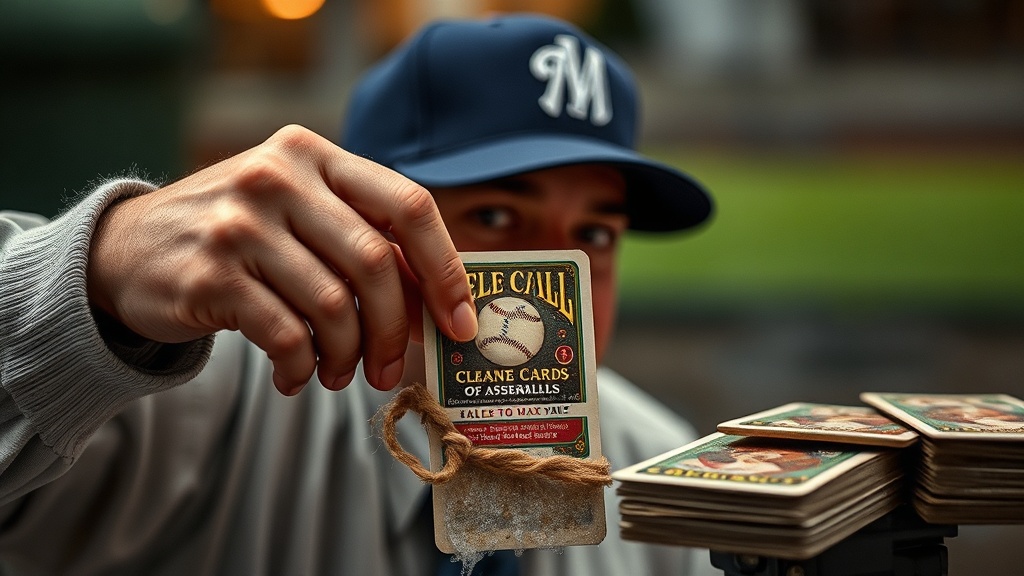 When to Wipe, When to Walk Away: Cleaning Baseball Cards Wisely