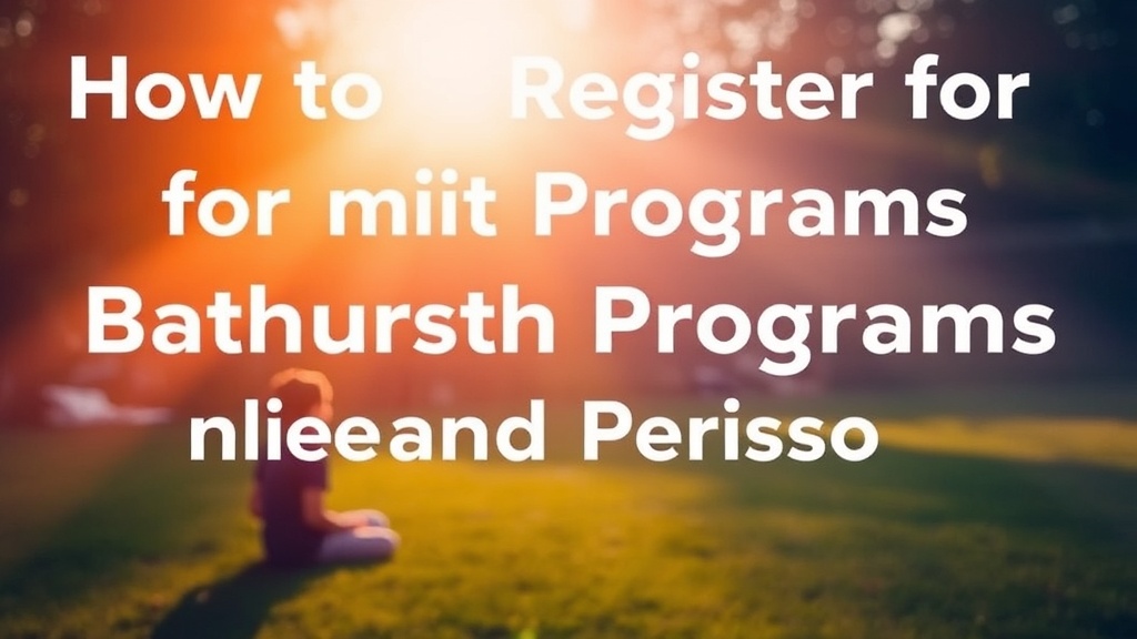How to Register for Bathurst Recreation Programs Online and In-Person