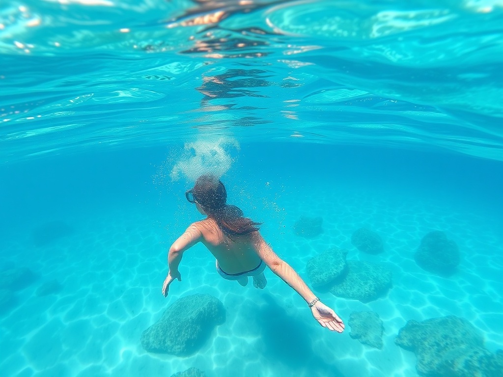Shoal Bay East Anguilla with snorkeling activity