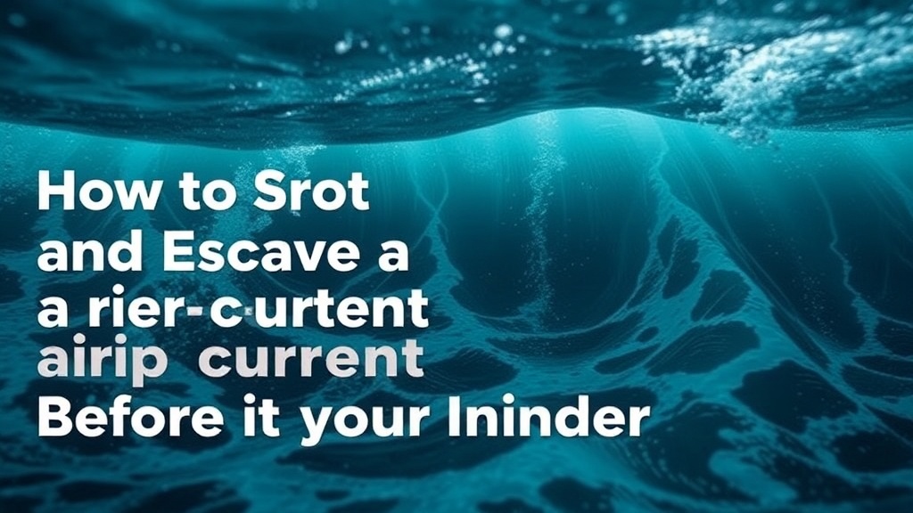 How to Spot and Escape a Rip Current Before It Pulls You Under
