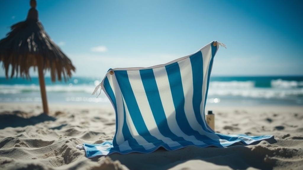 The Simple Towel Trick That Keeps Sand Off Your Beach Spot