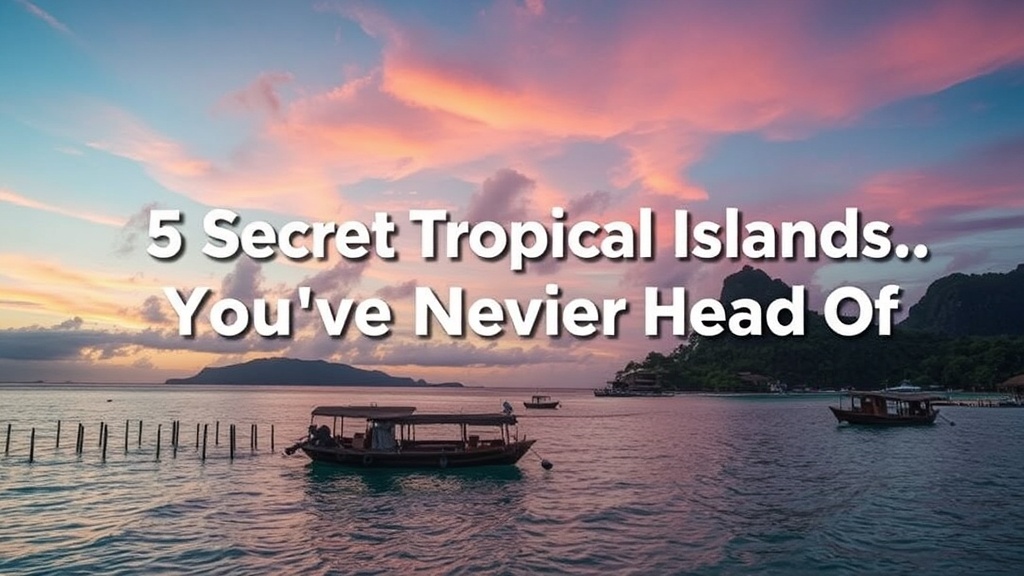 5 Secret Tropical Islands You've Never Heard Of