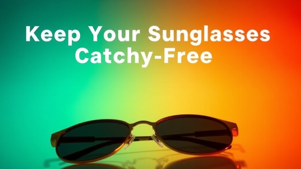 Keep Your Sunglasses Scratch-Free with a Soft Fabric Sleeve