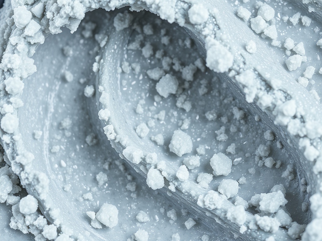 exfoliating scrub texture close-up, skincare concept minimal