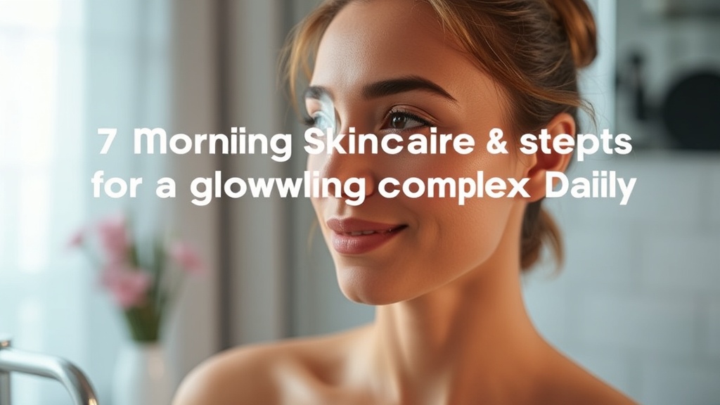 7 Morning Skincare Steps for a Glowing Complexion Daily