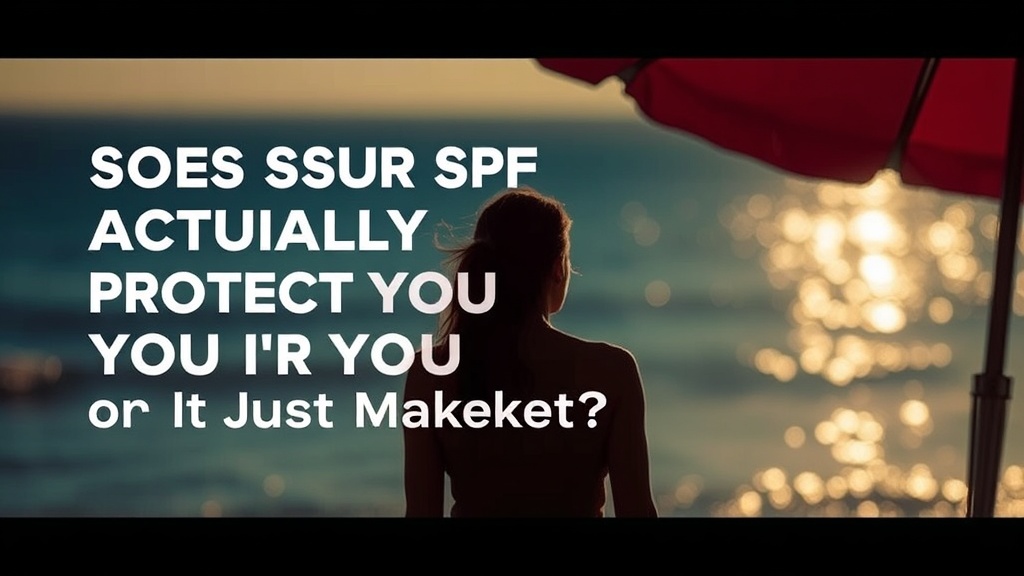 Does Your SPF Actually Protect You or Is It Just Marketing?