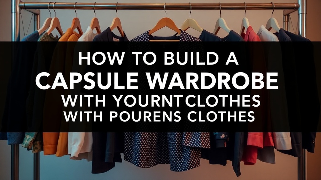 How to Build a Capsule Wardrobe with Your Current Clothes