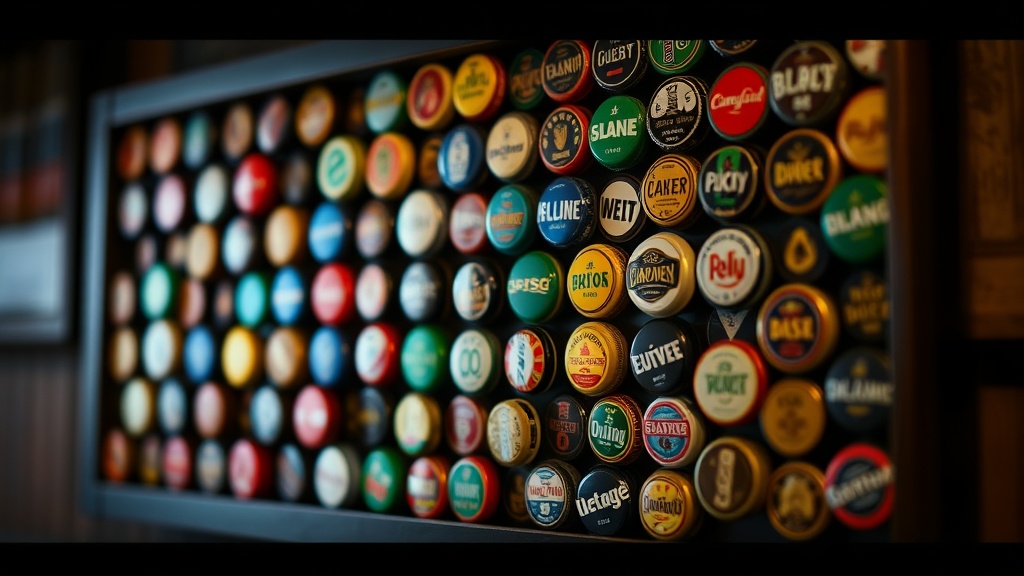 Creative Ways to Display Your Beer Cap Collection