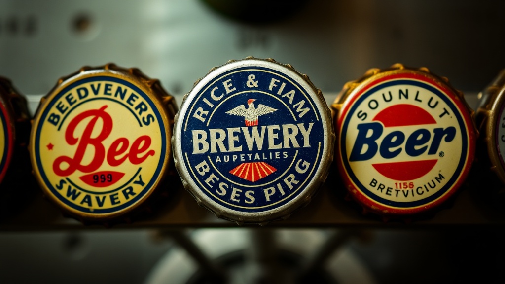 Six Iconic Brewery Logos Found on Vintage Crown Caps