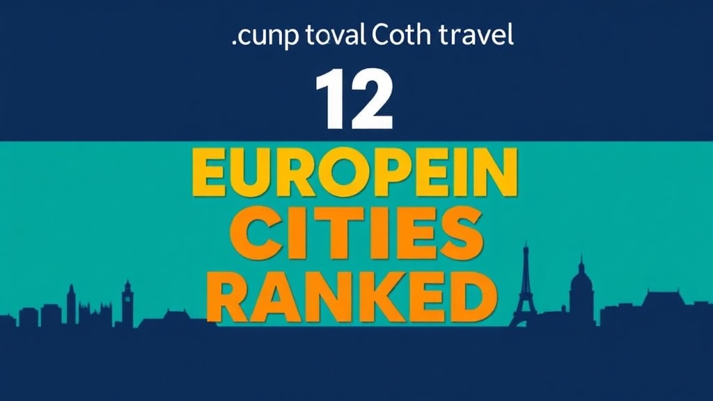 Best European Cities for Spring 2026: 12 Cities Ranked Across 8 Criteria