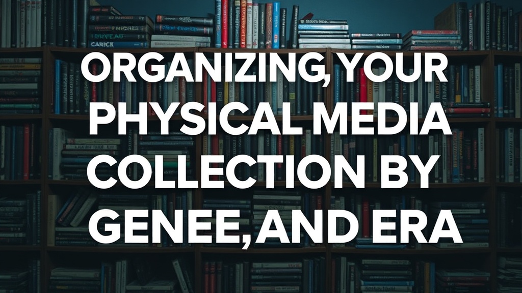 Organizing Your Physical Media Collection by Genre and Era