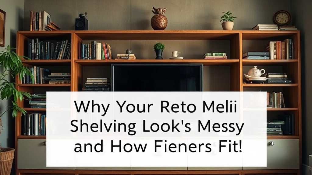 Why Your Retro Media Shelving Looks Messy and How to Fix It