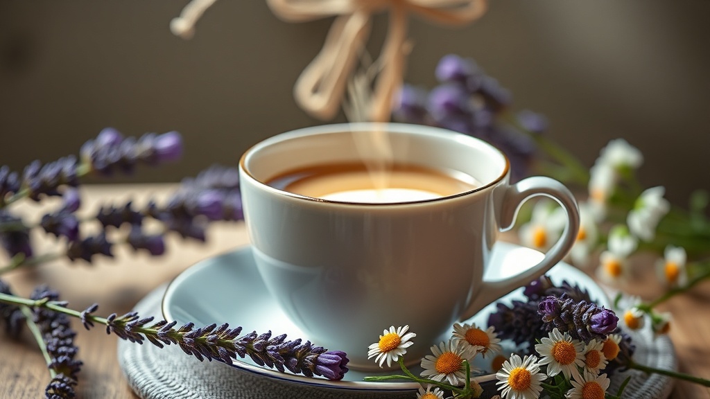 Brewing a Cup of Calm with Lavender and Chamomile
