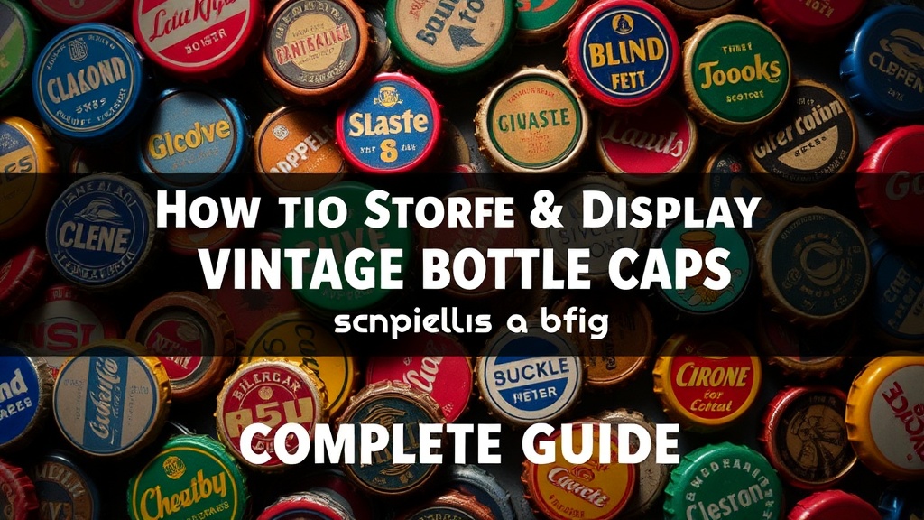 How to Clean, Store & Display Vintage Bottle Caps: Complete Guide