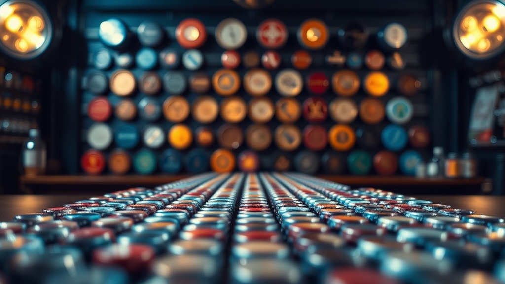 Setting Up a Professional Grade Display for Metal Bottle Caps