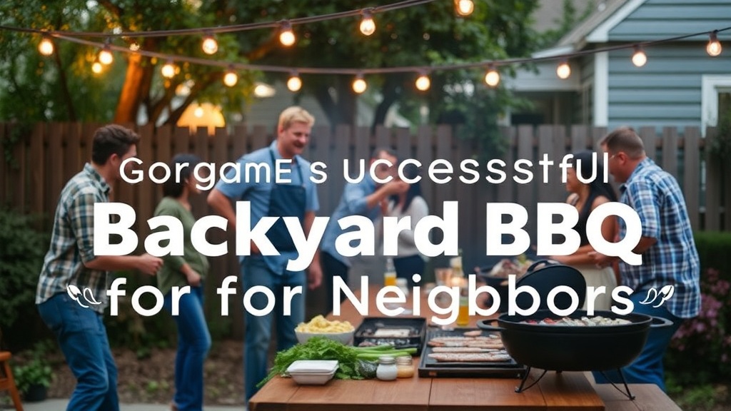 Organizing a Successful Backyard BBQ for Neighbors