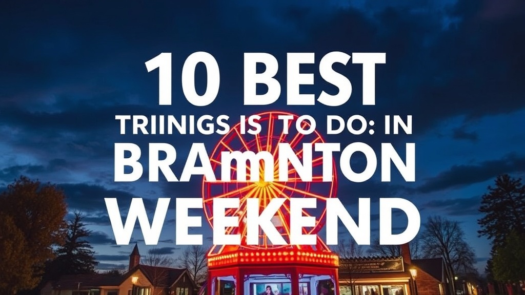 10 Best Things to Do in Brampton This Weekend