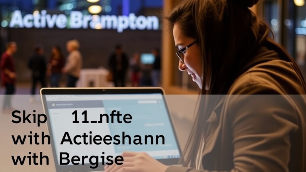 Brampton Residents: Skip the Line with ActiveBrampton Online Bookings