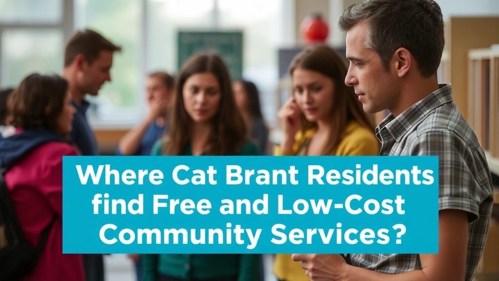 Where Can County of Brant Residents Find Free and Low-Cost Community Services?