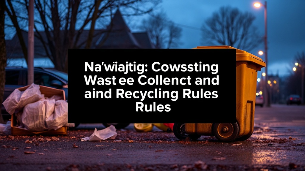 Navigating Brantford Waste Collection and Recycling Rules