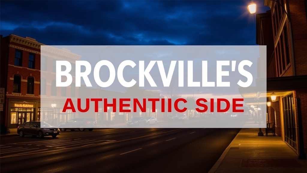 Exploring Brockville's Authentic Side: A Guide to Uncovering Local Treasures