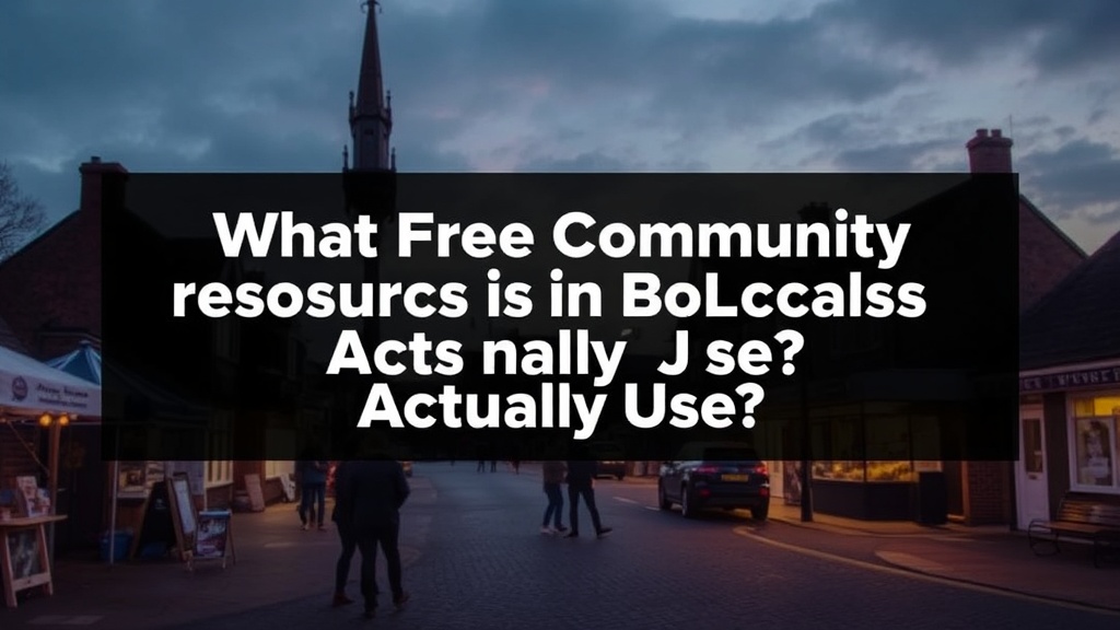 What Free Community Resources in Buckingham Do Locals Actually Use?