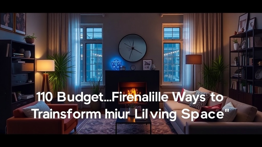 10 Budget-Friendly Ways to Transform Your Living Space